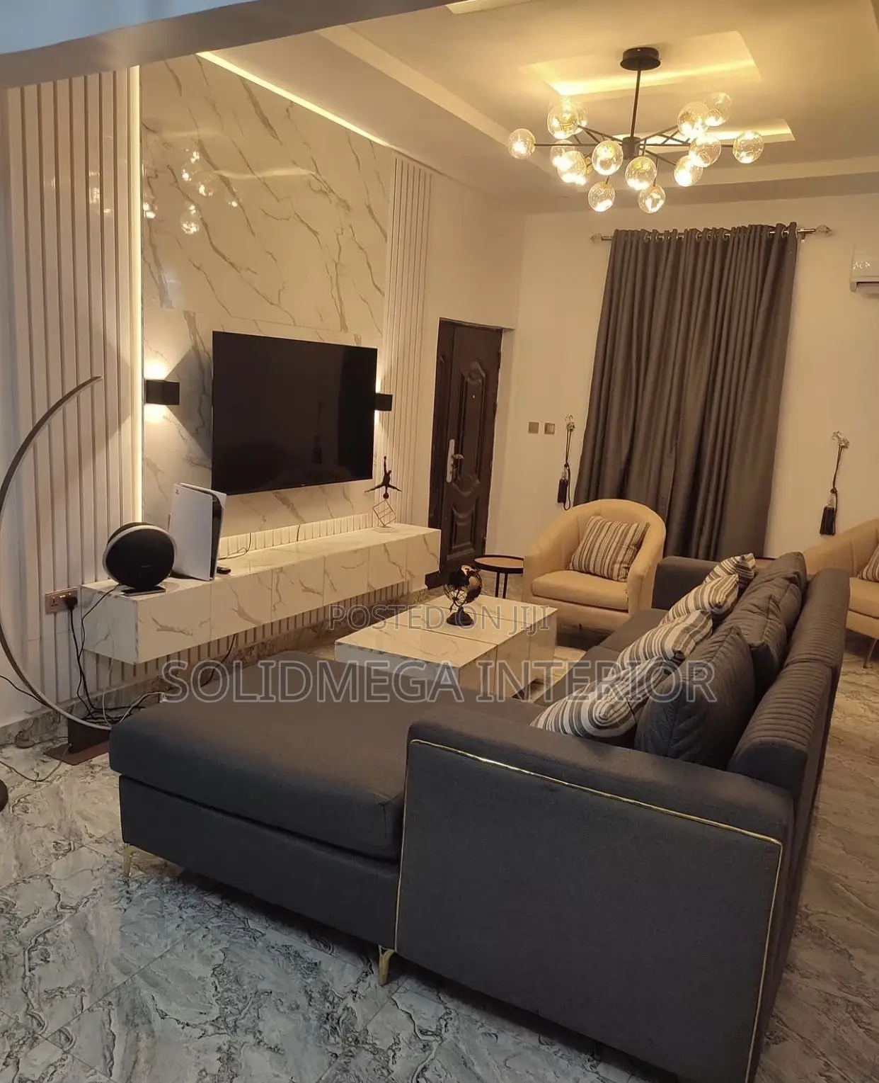 Solid Interior L Sofa