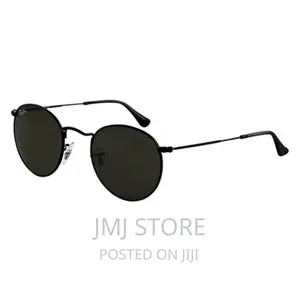 Ray Ban Round Metal Sunglasses - Rb3447 - Black