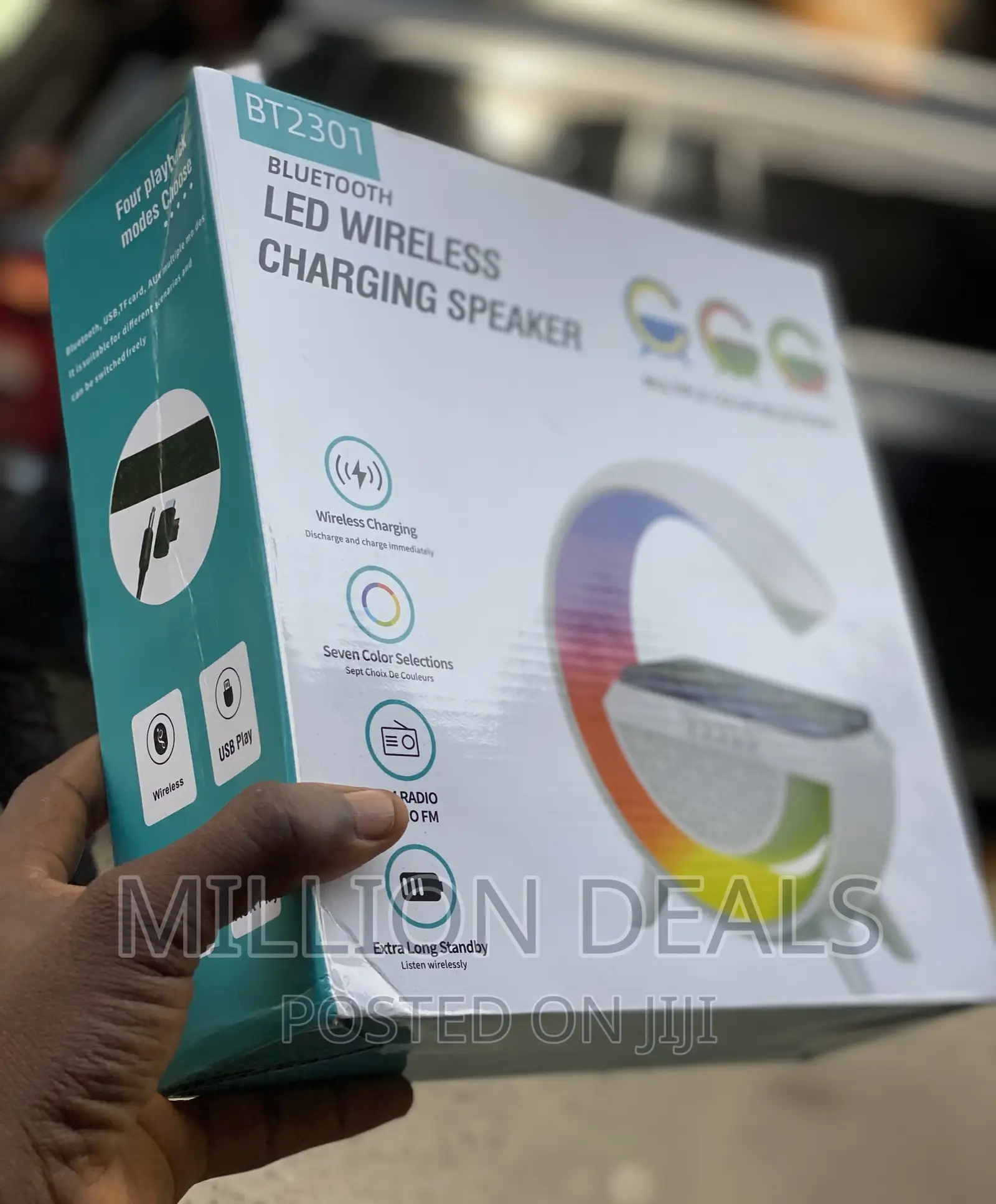 Bluetooth Led Wireless Charging Speaker