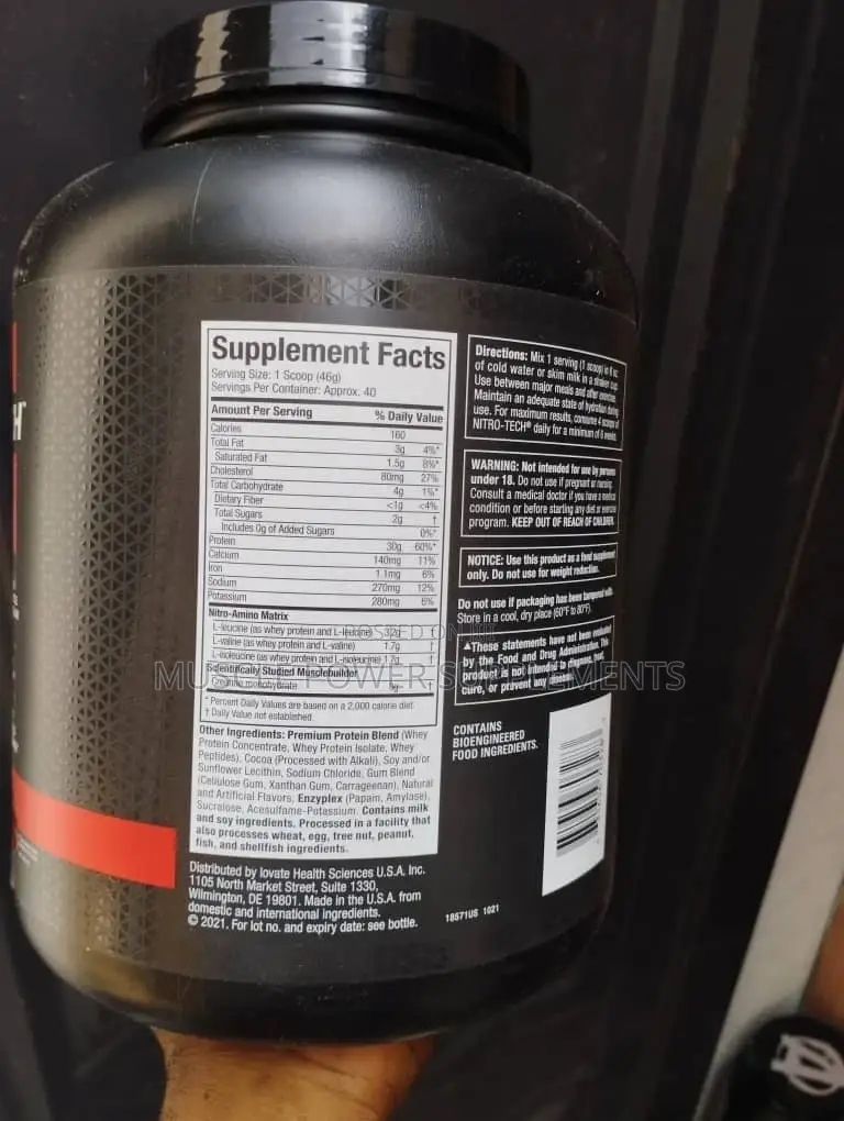 Nitro Tech Whey Protein