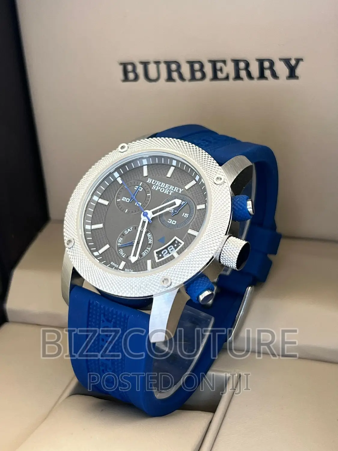 Original BURBERRY Rubber Strap Available in Store