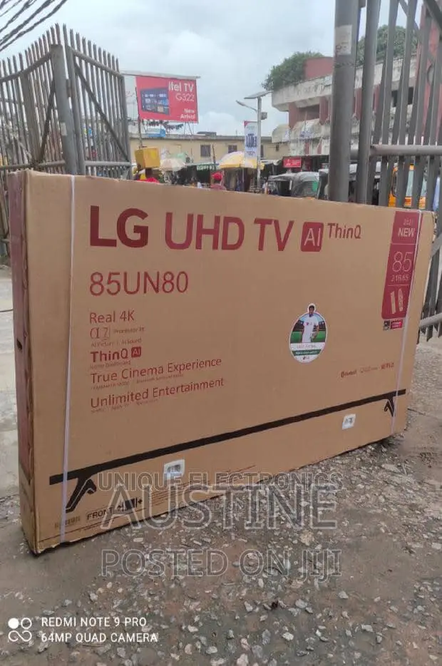 Brand New LG 85" Android Smart >Uhd>Bluetooth>Netflix>Tv>