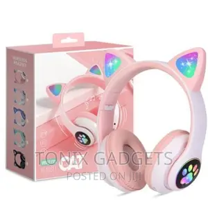 Glowing Wireless Cat Ear Headphones