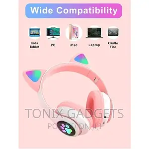 Glowing Wireless Cat Ear Headphones