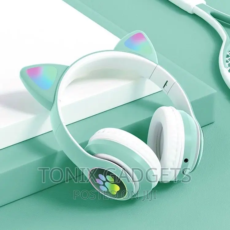 Glowing Wireless Cat Ear Headphones