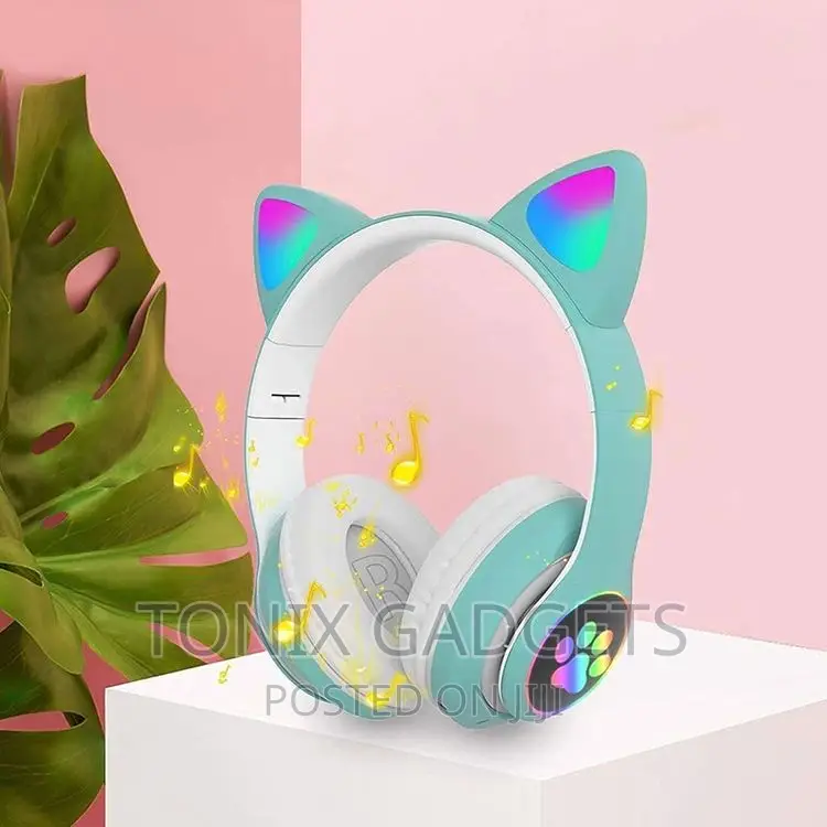 Glowing Wireless Cat Ear Headphones