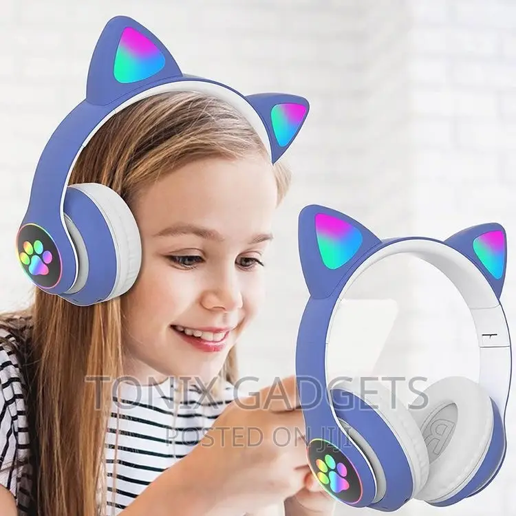 Glowing Wireless Cat Ear Headphones