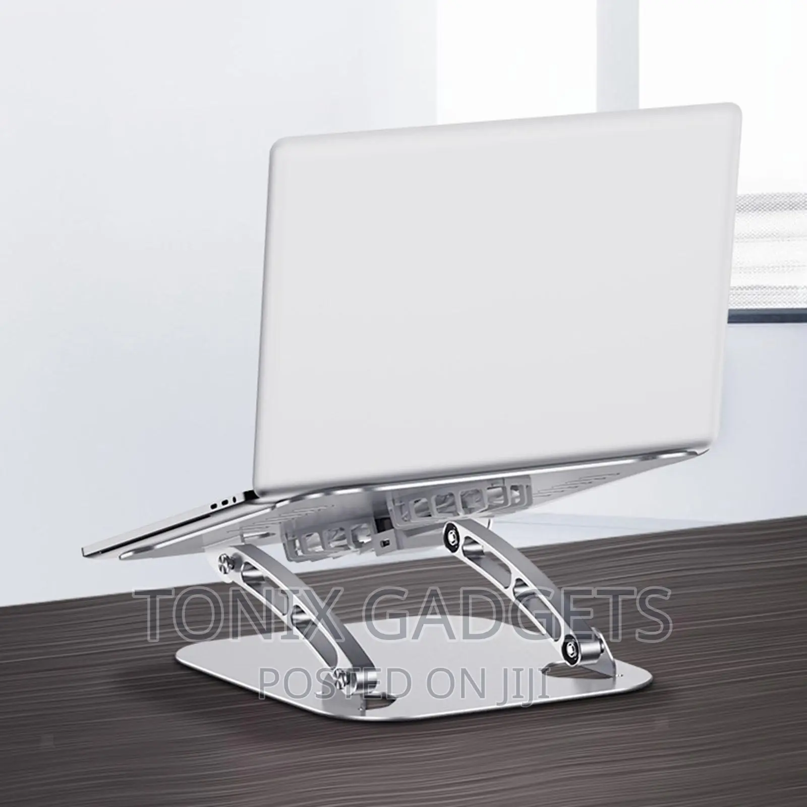 Adjustable Laptop Stand With USB Cooling Fan Heat-Vent