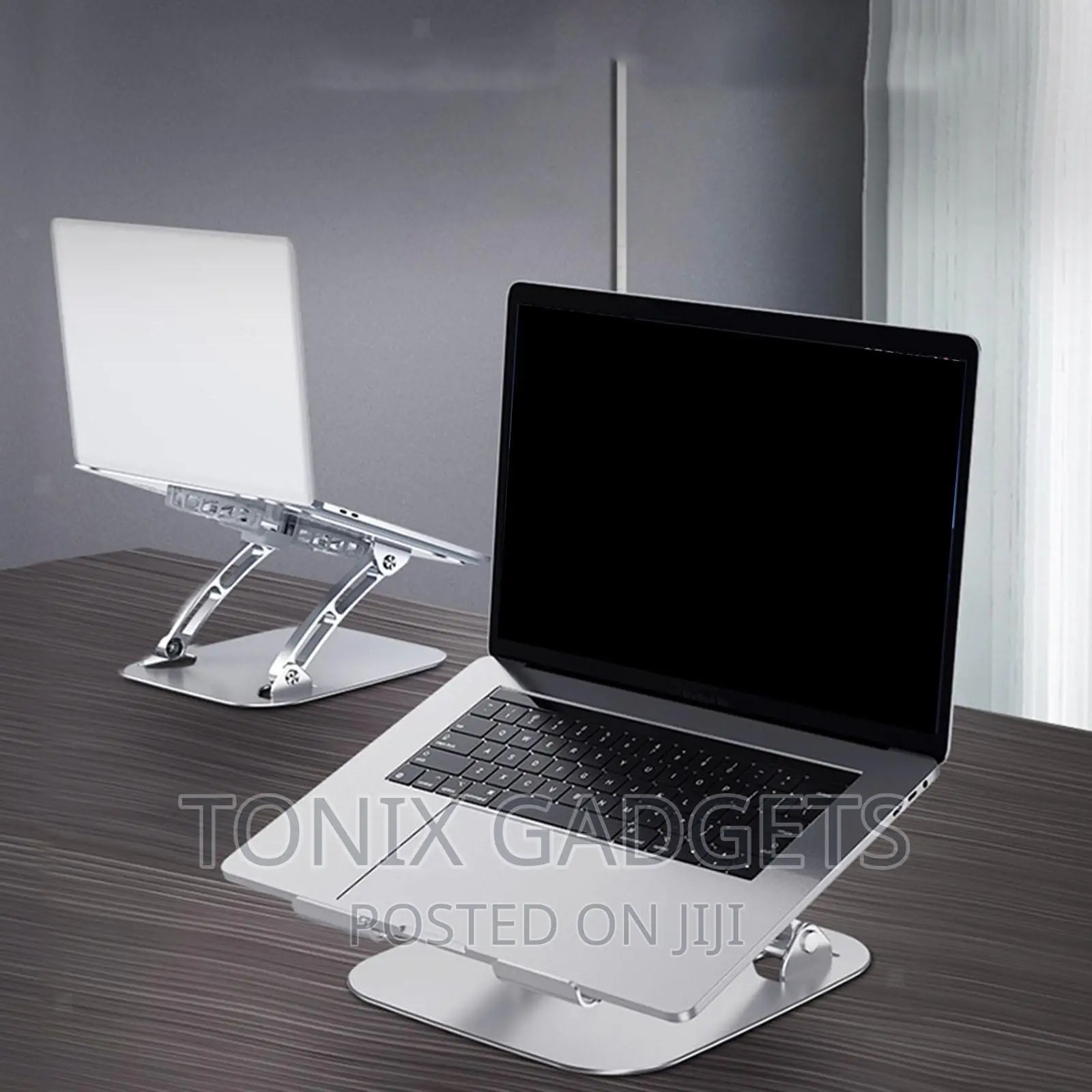 Adjustable Laptop Stand With USB Cooling Fan Heat-Vent