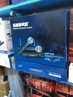 UHF 555 Shure Wireless Microphone