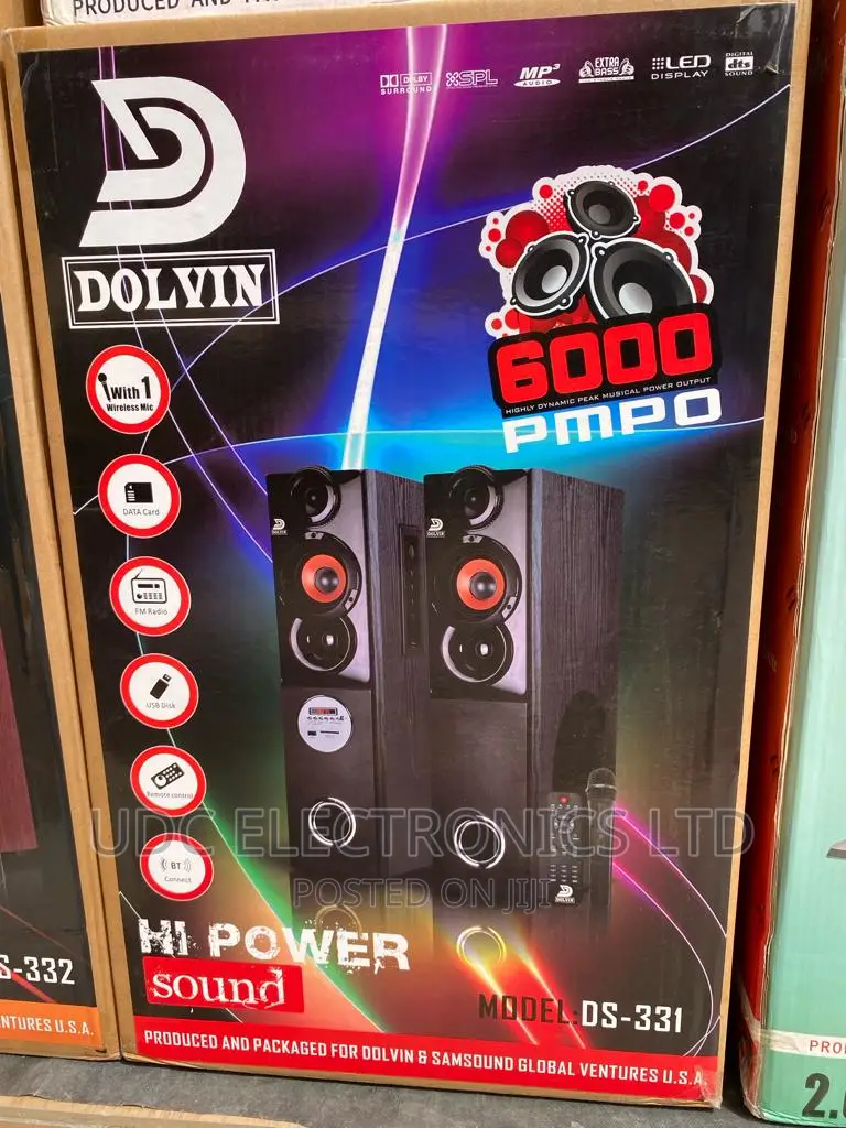 Original DOLVIN Mega Bass Tower Speakers