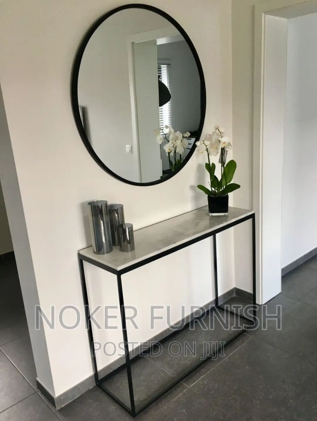 Luxury G Console Table With Mirror