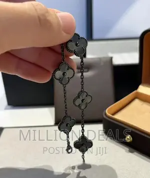 Black Stylish Unique Men’S Link Bracelet