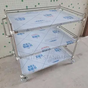 3 Step Instrument Trolley Without Drawer