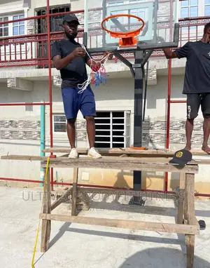 Brand New Pair Bolt Down Moth Basketball Stand