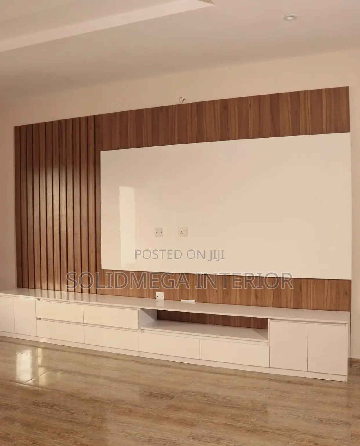 Solid Interior Wall Tv Stand