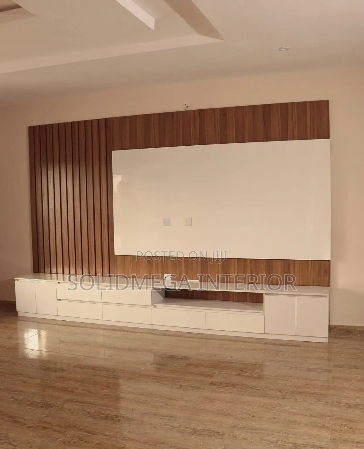Solid Interior Wall Tv Stand