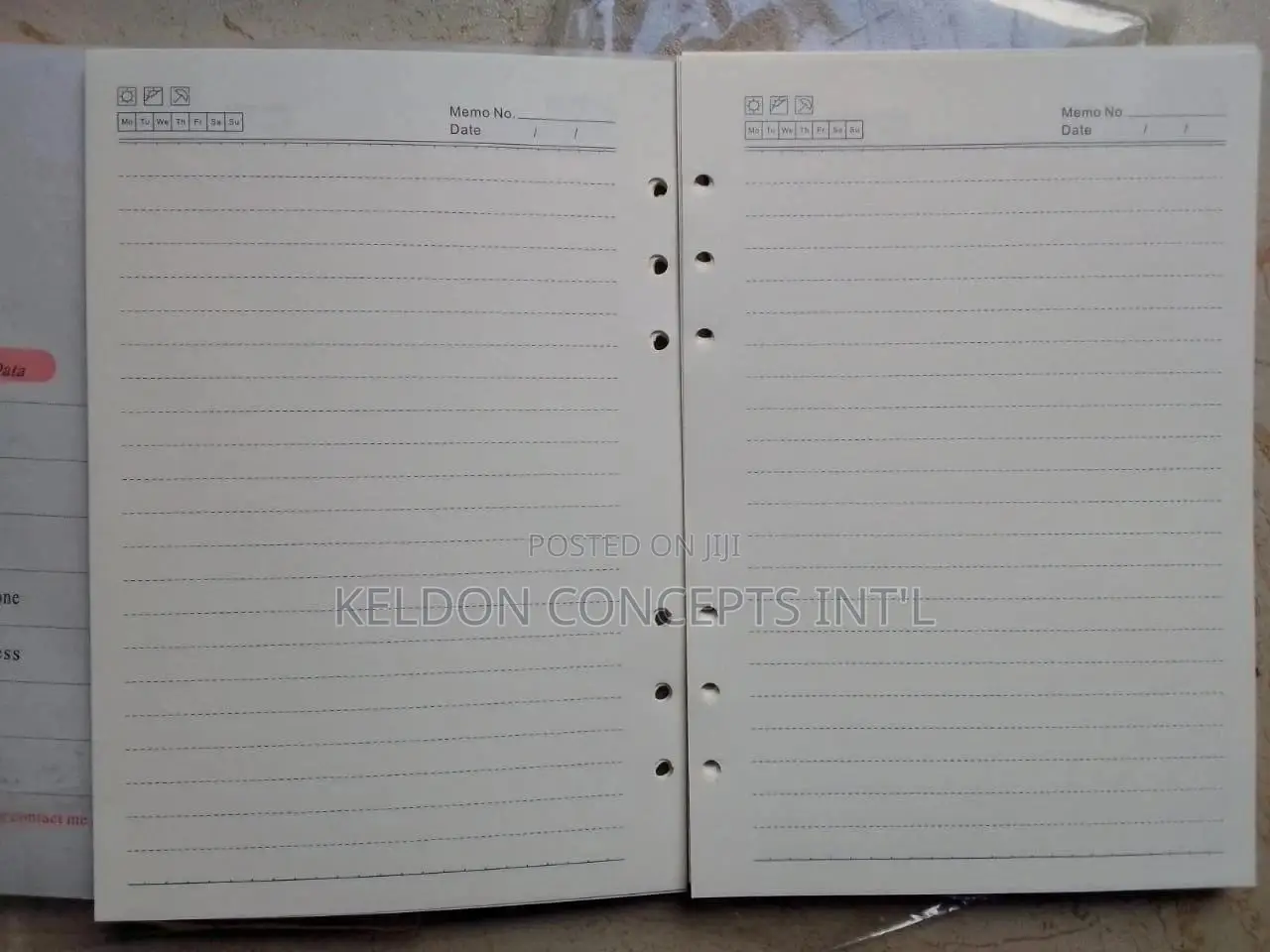 Powerbank Notepad Refill Notepad Pages Calendar.-20pcs