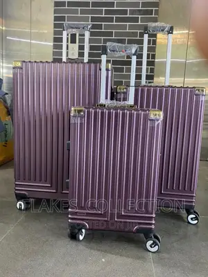 Set of 3 Aluminum Hardshell Luggage Box