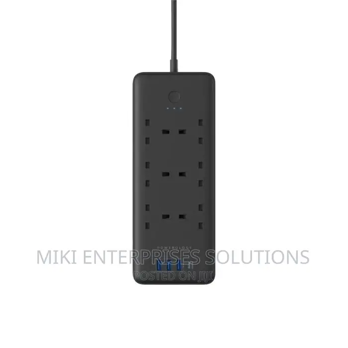 Powerolgy 6 Ac 3 Usb Usb-C Pd Multiport Smart Power Socket