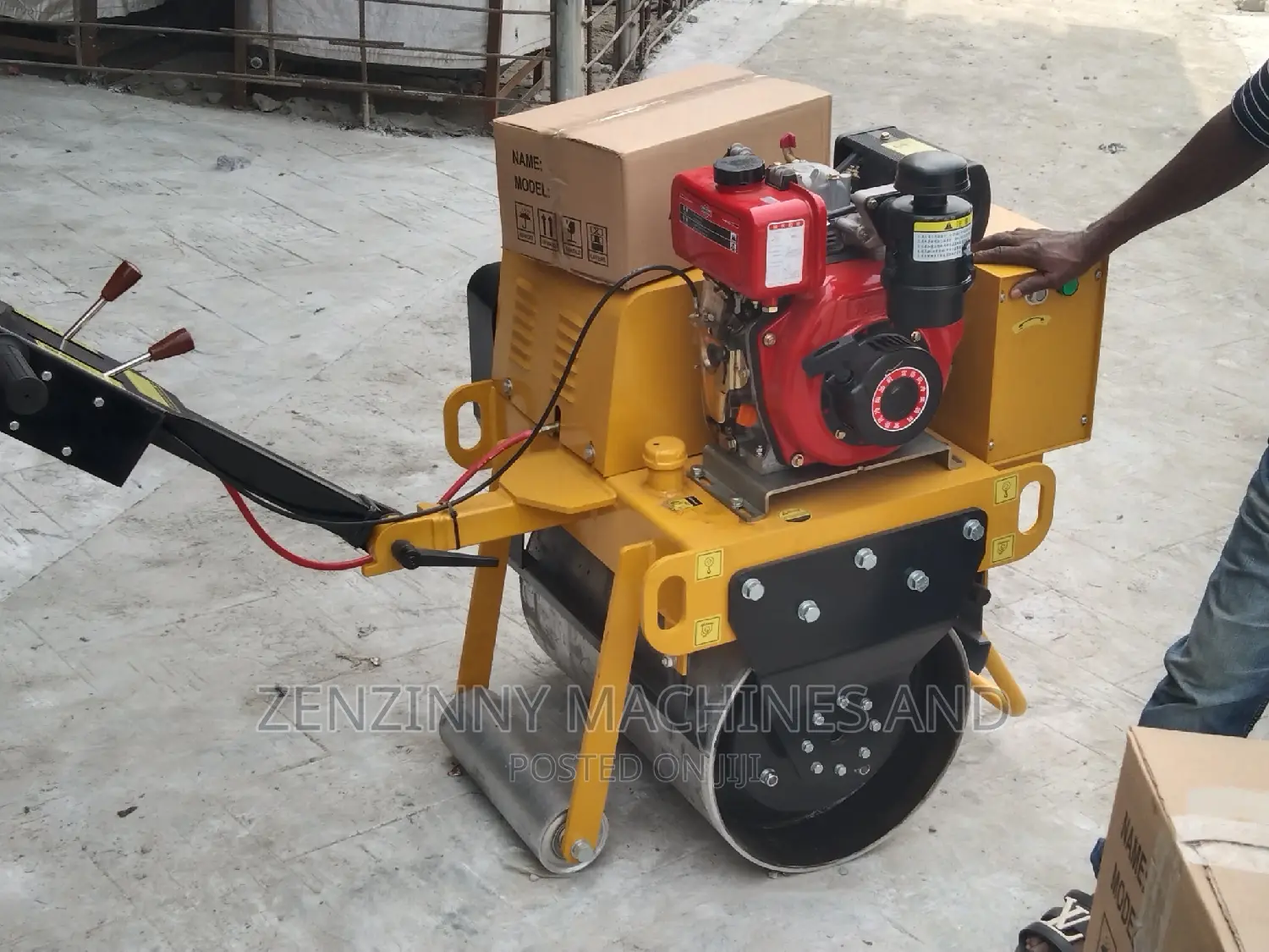350KG Single Drum Vibratory Roller