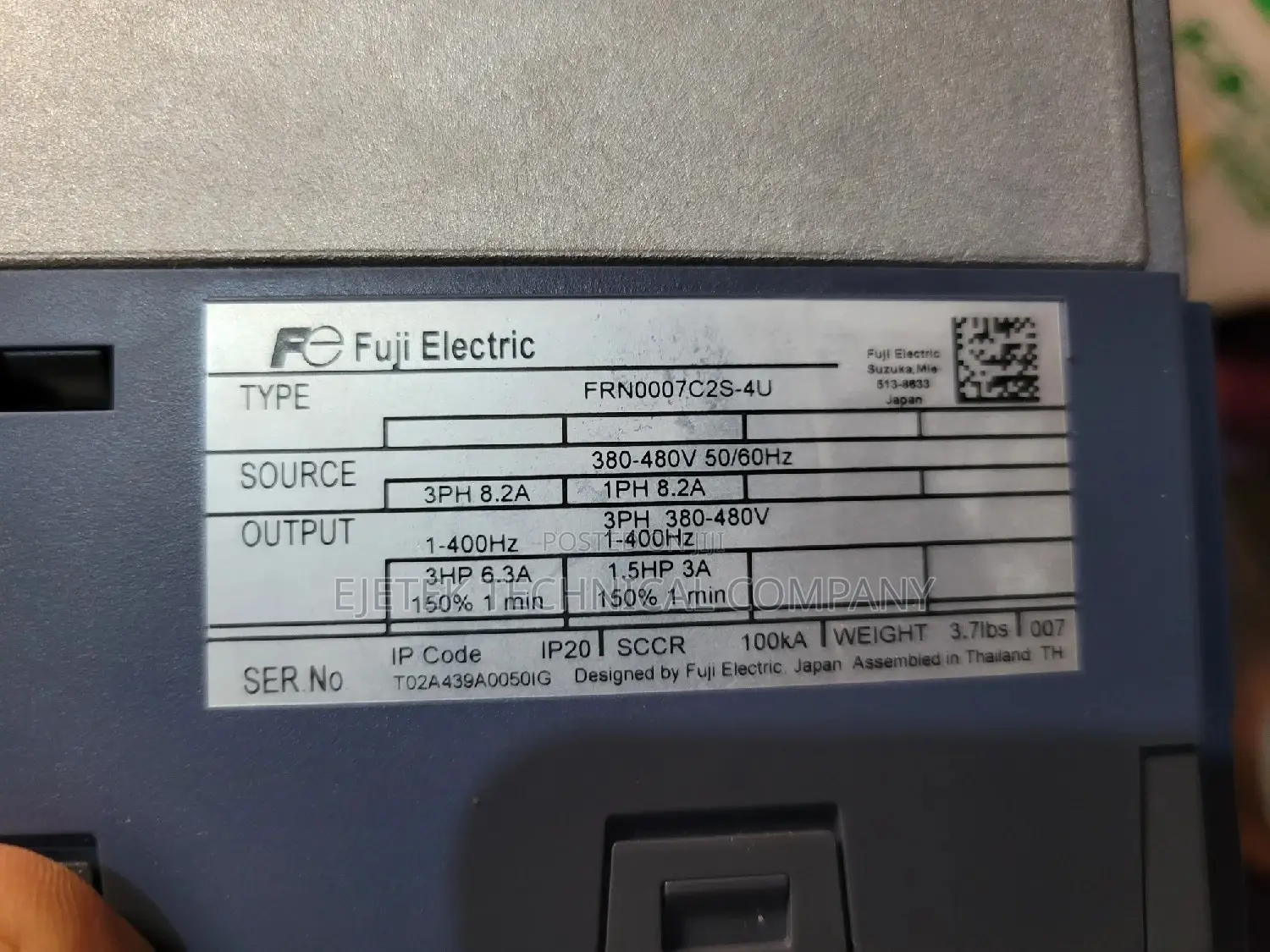 Fuji 1.5kw Inverter Drive