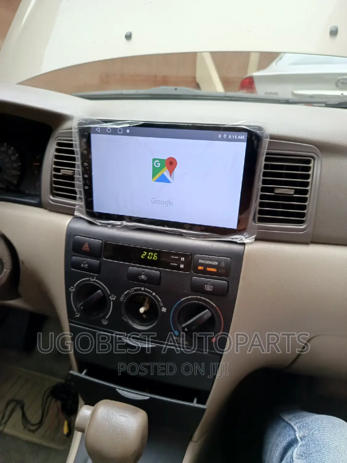 Toyota Corolla S Android Screen With GPS Navigation (Map)