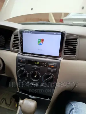 Toyota Corolla S Android Screen With GPS Navigation (Map)
