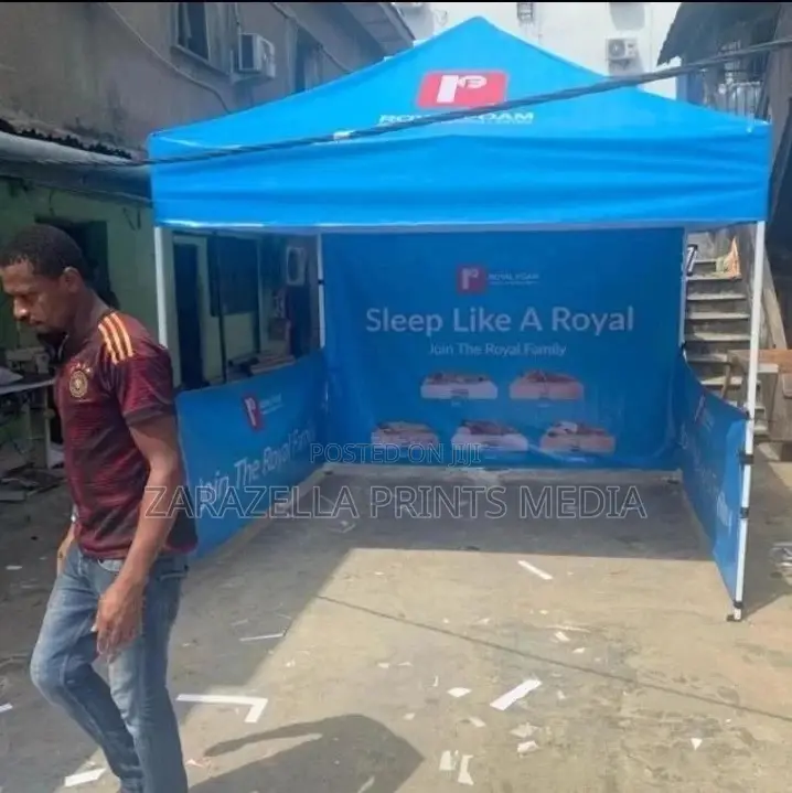 Fully Branded Collapsible Gazebo Production