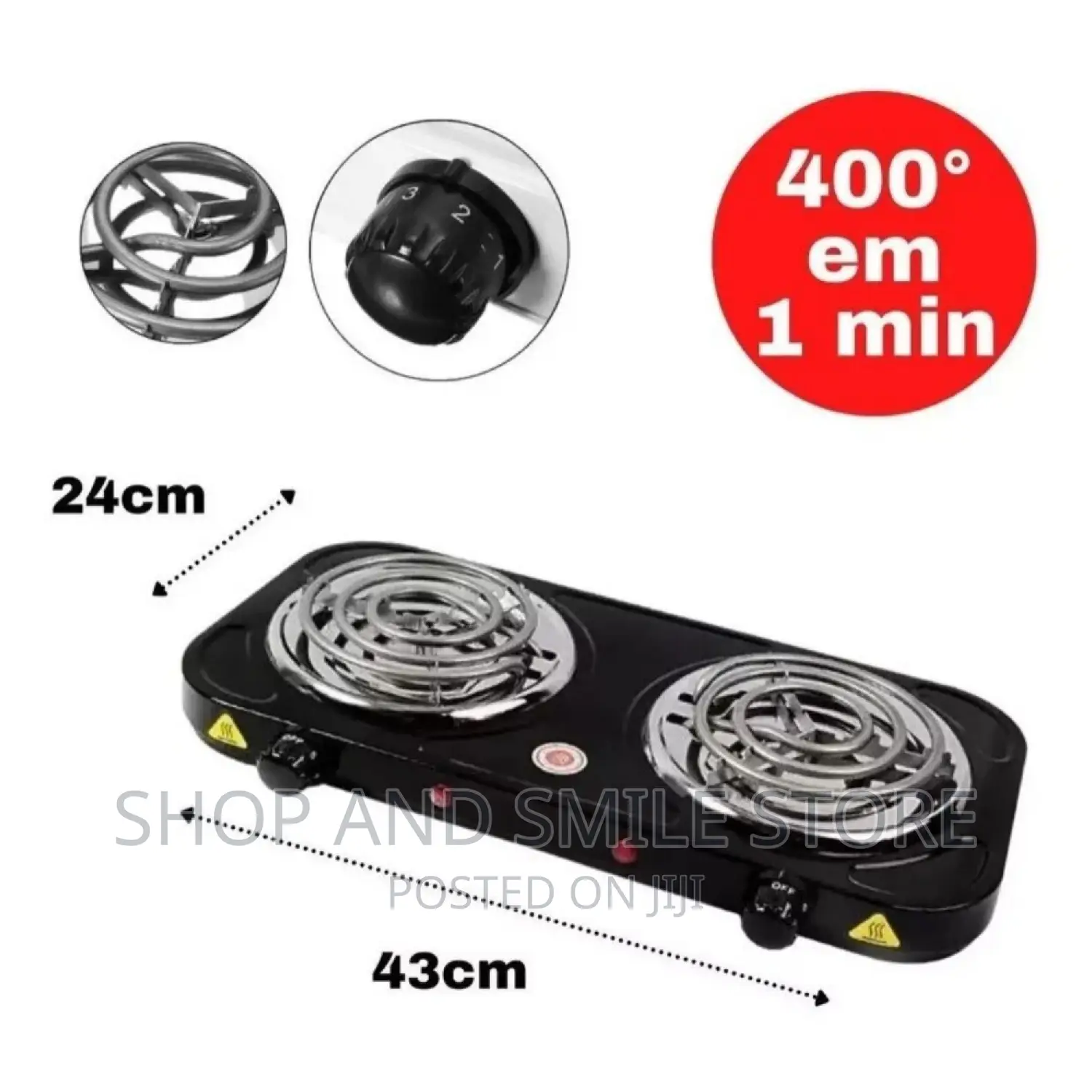 Durable Double Electric Stove