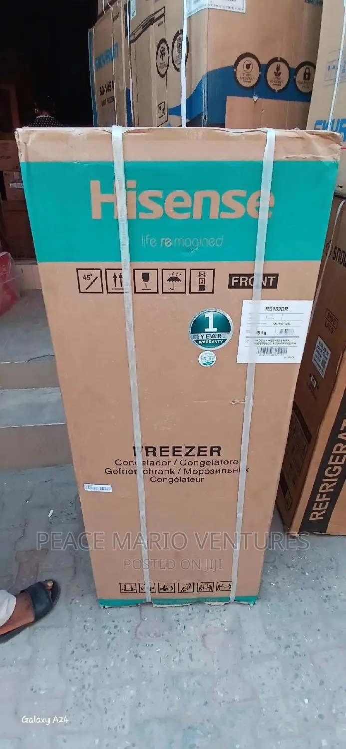Hisense Original Upright Freezer With 2years Warranty 7steps