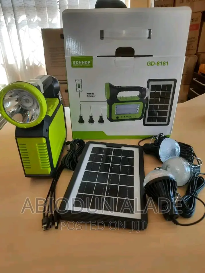 Multifunctional Rechargeable Solar System