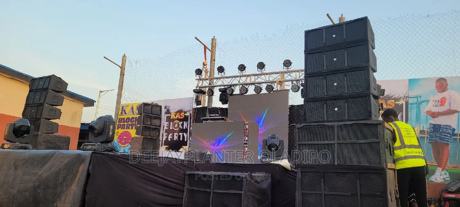 Stage, Lights ,Screen and Sounds