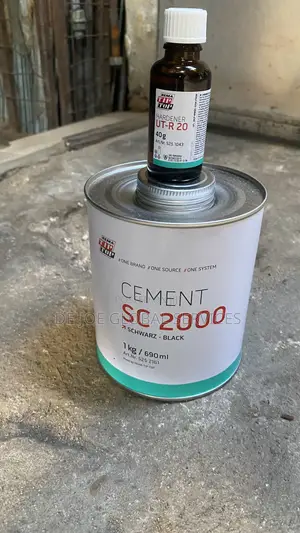 Top Black Vulcanizing Cement Sc 2000 1kg, Ut-R 20 Hardener