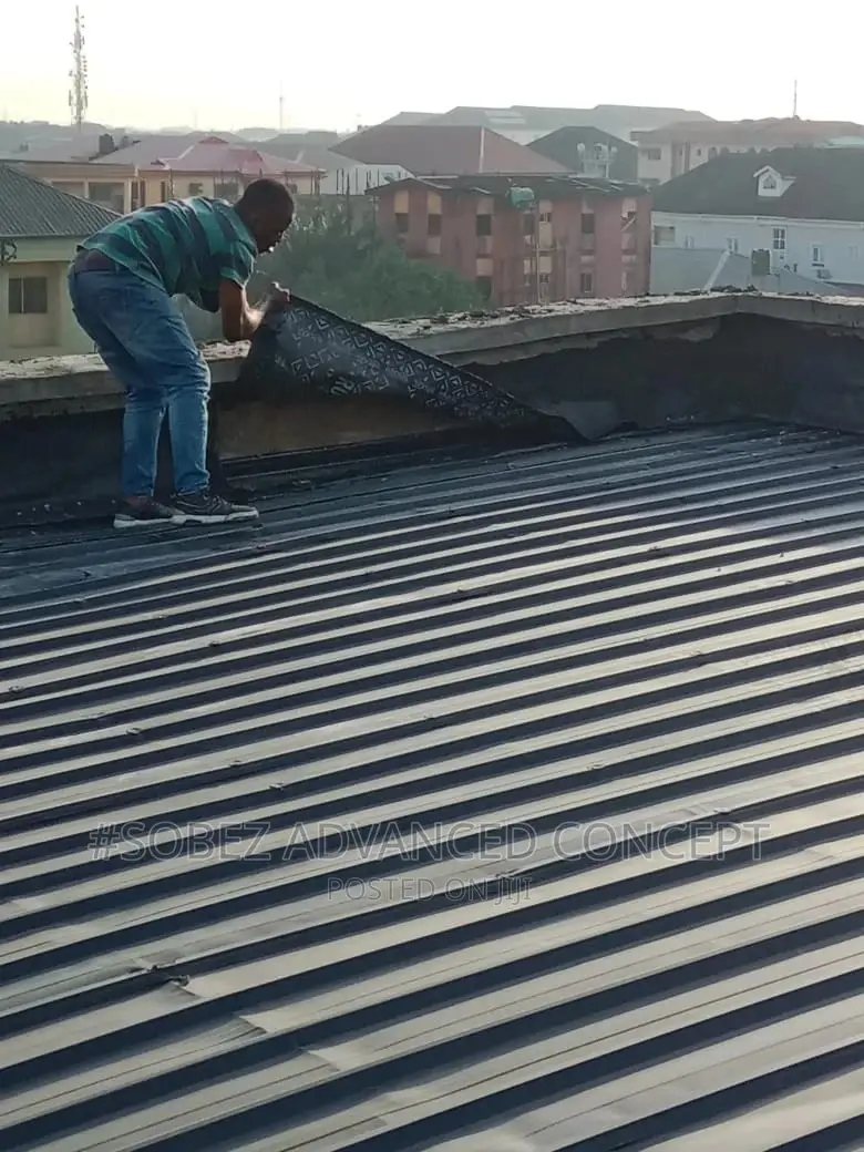Flat Black Colored Long Span Roofing