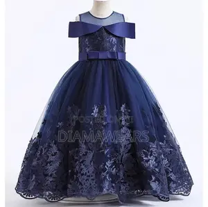 Unique Navy Blue Ceremonial Ball Gown