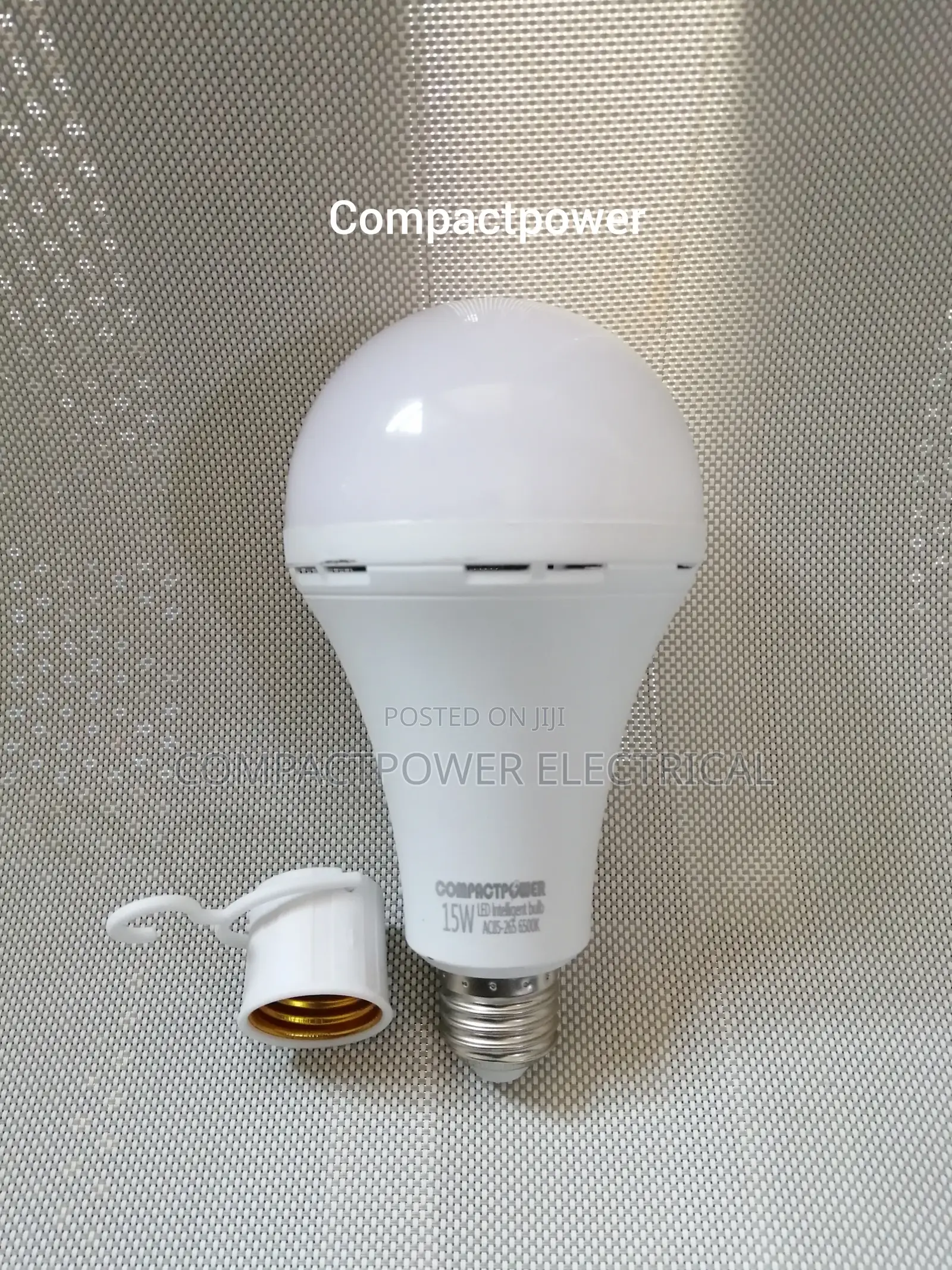 15watts Rechargeable Screw Bulb -Super Bright