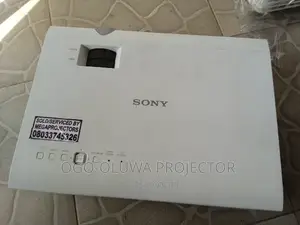 Sleek and Portable White Sony Projector