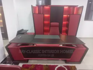 Supper Executive Table and Bookshelf