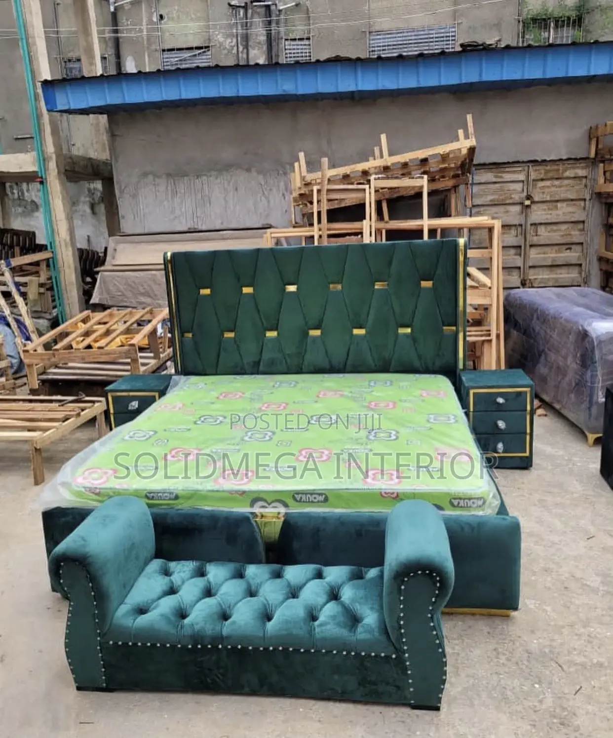Solid Interior 6by6 Bedframe
