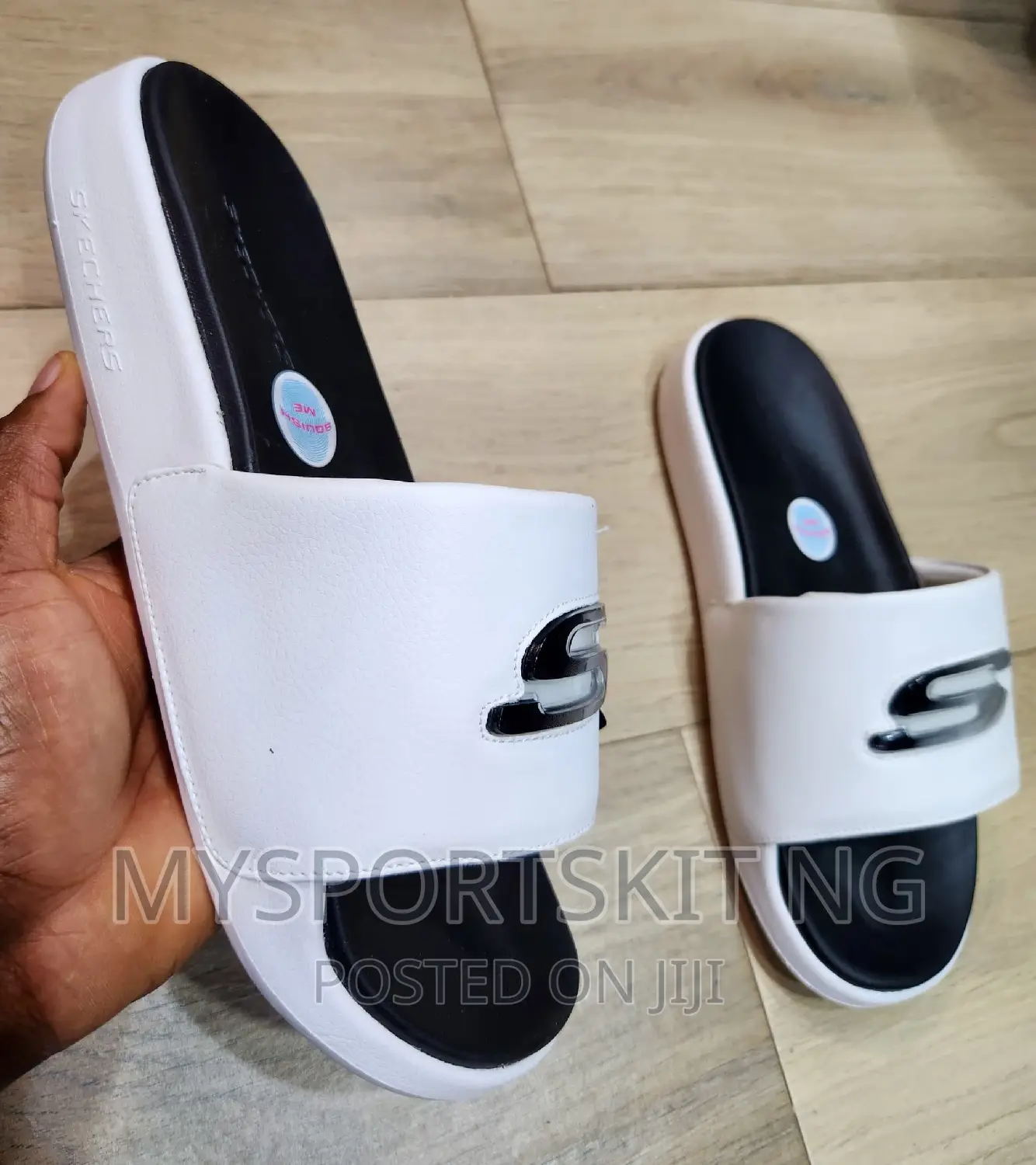 Original Skechers Gambix 2.0 Utopo White Men Slide in Surulere Shoes