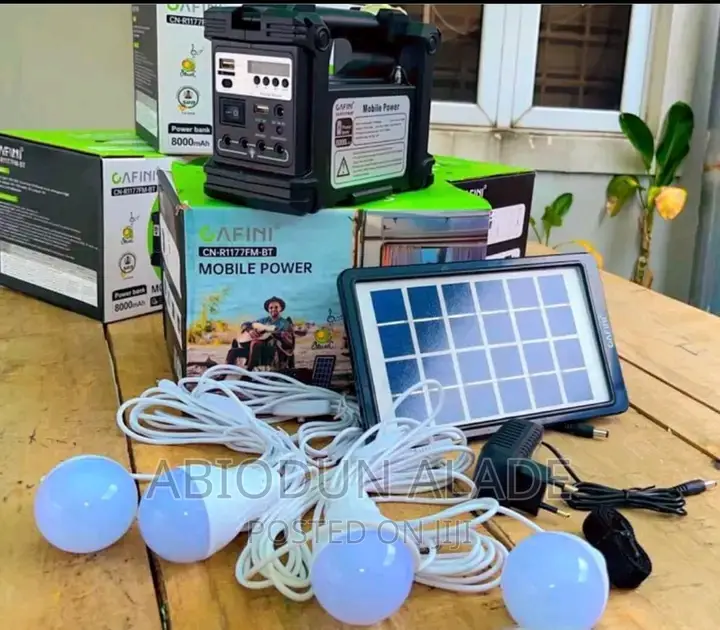 8000mah Cafini Multifunctional Solar Lighting System