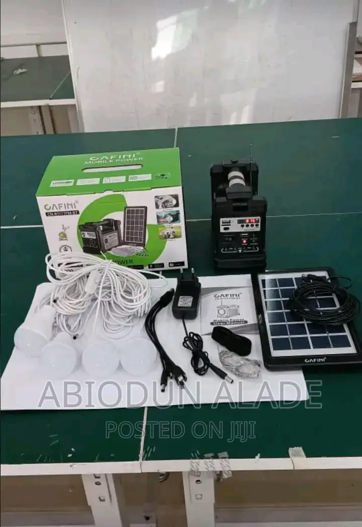 8000mah Cafini Multifunctional Solar Lighting System