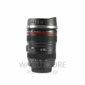 Plastic Round Camera Lens Mug