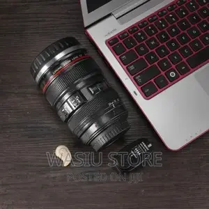 Plastic Round Camera Lens Mug