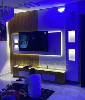 Solid Interior Wall Tv Stand