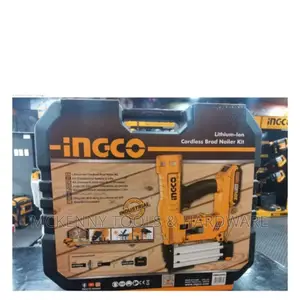 Ingcoingco 20V Lithium-Ion Cordless Brad Nailer Kit