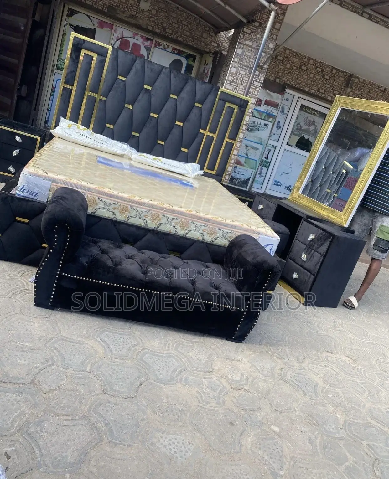 Solid Interior 6by6 Bedframe