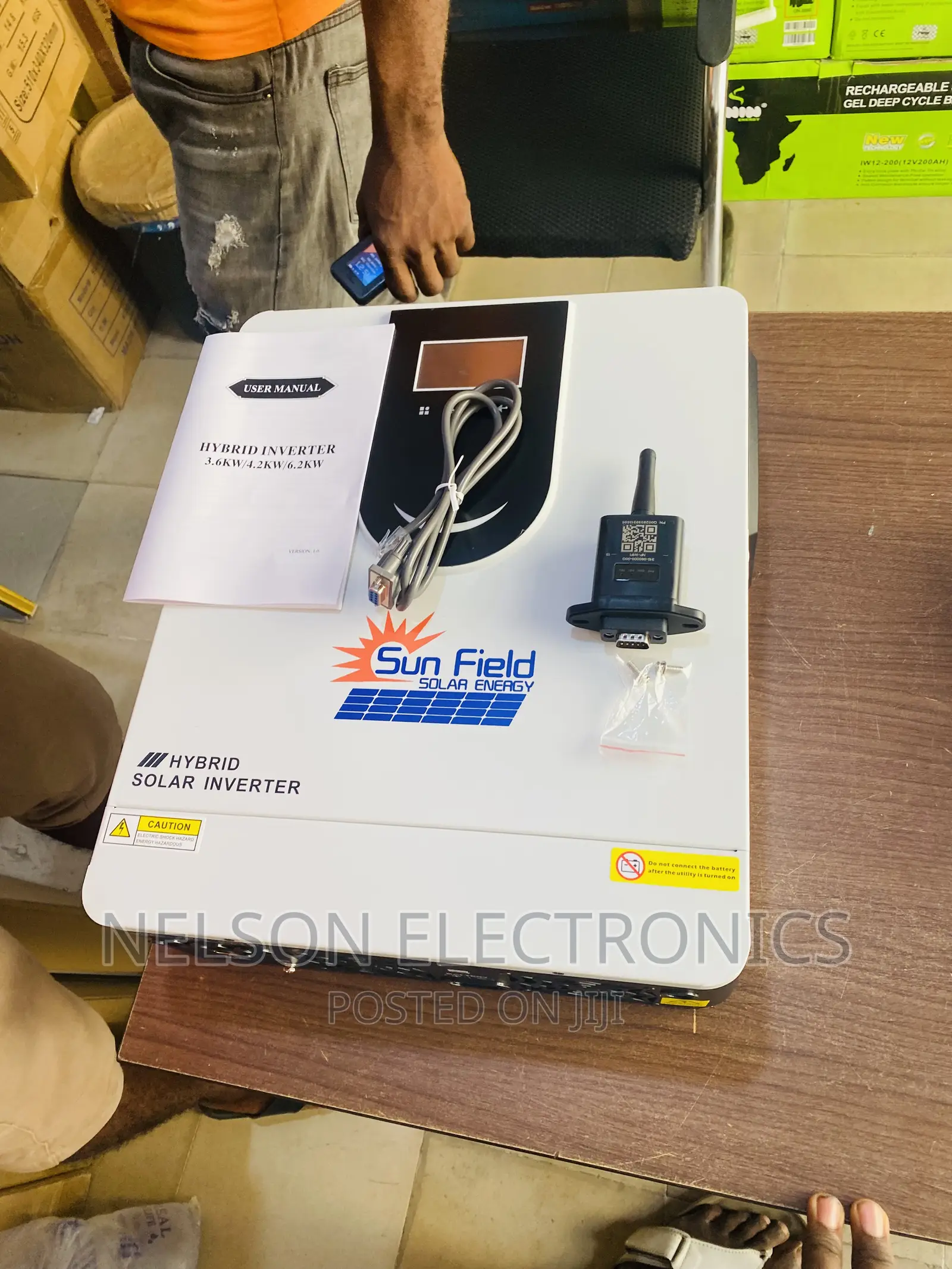 Sunfield 6.2kva Hybrid Inverter With 120A Charge Controller