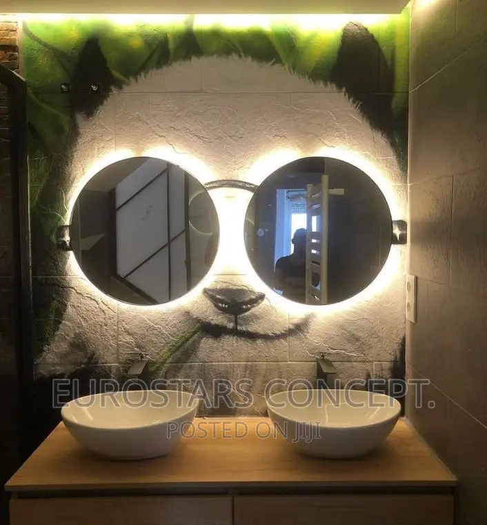 Round Shape LED Mirrors With Lights